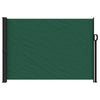 Paravento estensibile Vidaxx 140x500 cm verde scuro