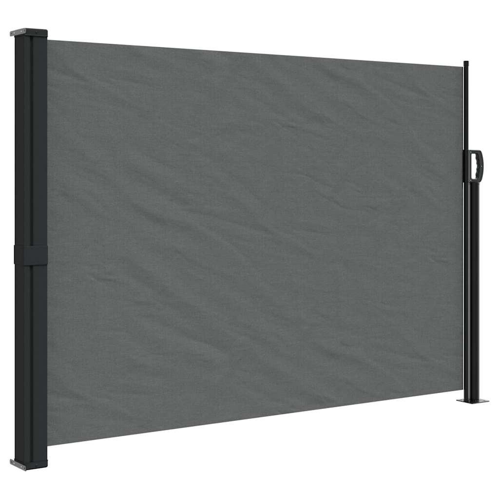 Vidaxl uitschuifbaar zijluifel antraciet 140x500 cm