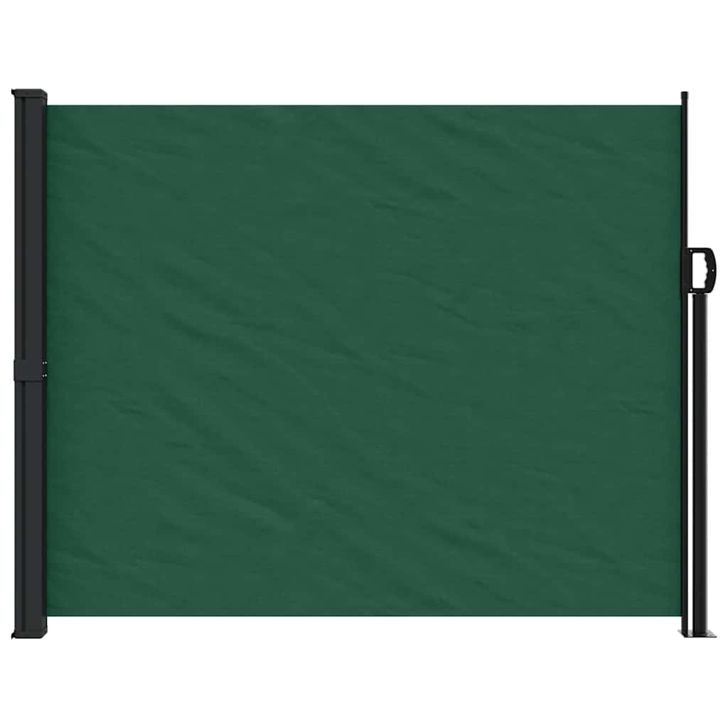 Vidaxx cortavientos extensible 160x500 cm verde oscuro
