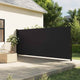 Parabrisas Vidaxl extensible 160x600 cm negro