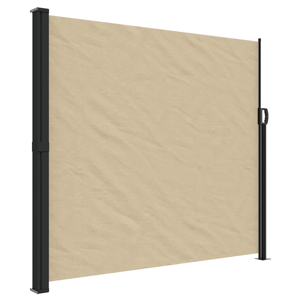 Vidaxl windscherm uittrekbaar 180x600 cm beige