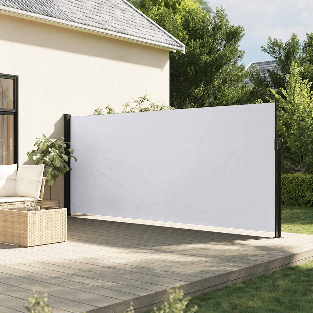 Vidaxl windscherm uittrekbaar 180x600 cm wit