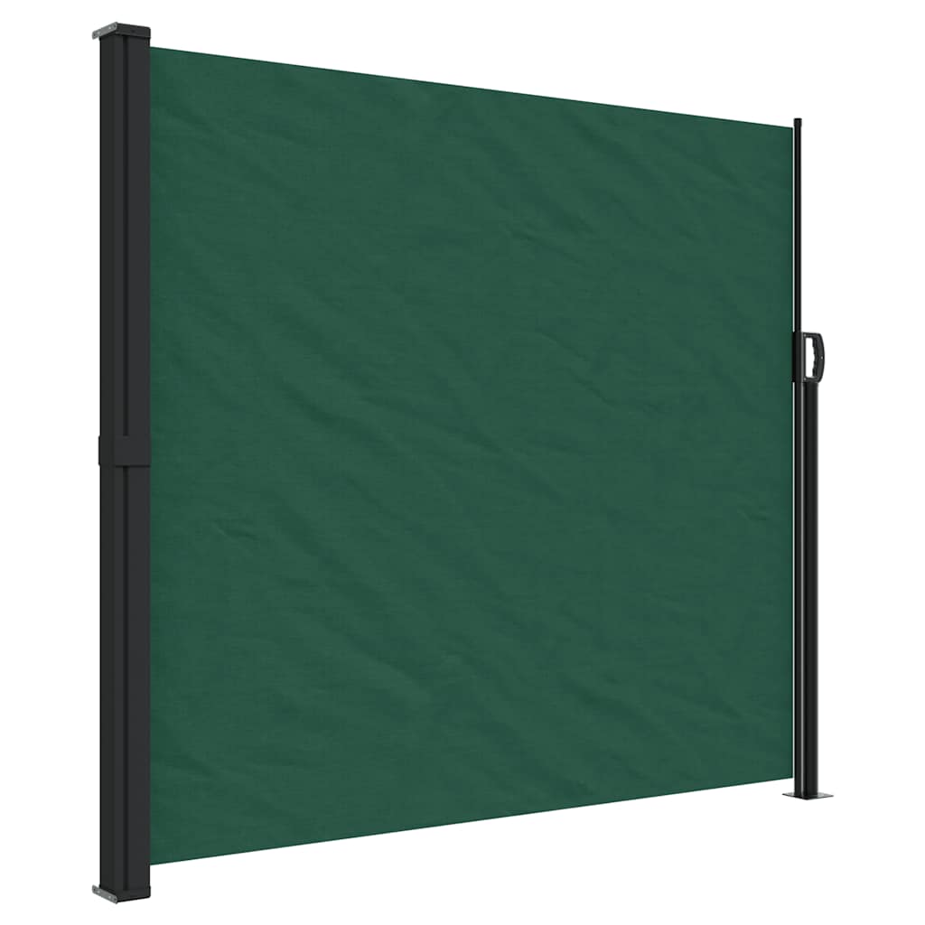 Vidaxx biombo de jardín extensible 180x600 cm verde oscuro