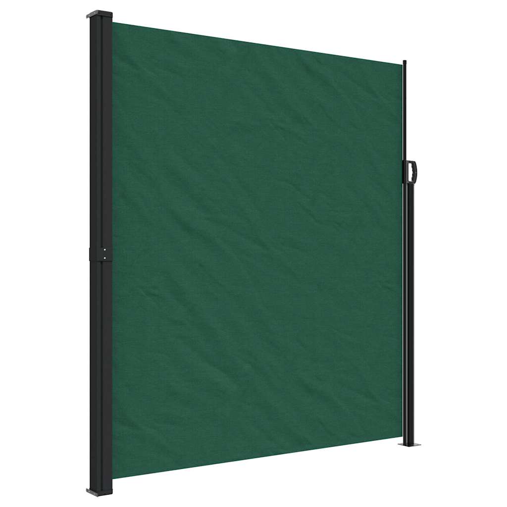 Paravento estensibile Vidaxx 220x600 cm verde scuro