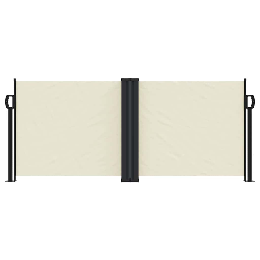 Vidaxl windscherm uittrekbaar 100x600 cm crème