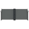 VIDAXL Parature estendibile da 100x600 cm antracite