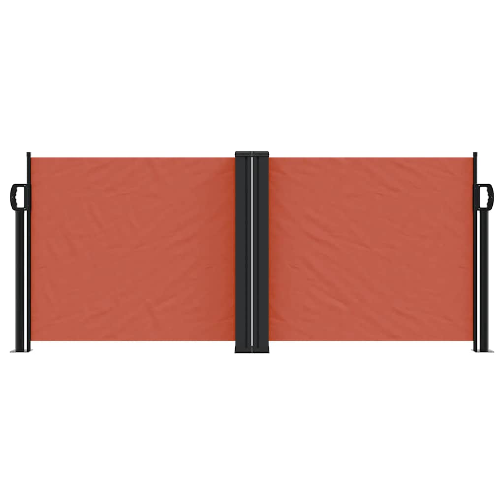 Parabrisas Vidaxl extensible 100x600 cm Terracotta -Coleed