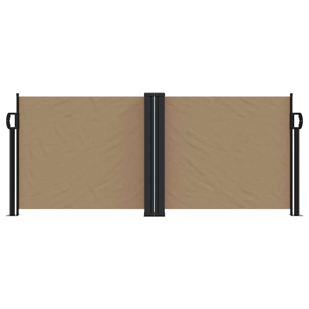 Parabrisas Vidaxl extensible 100x600 cm Taupe
