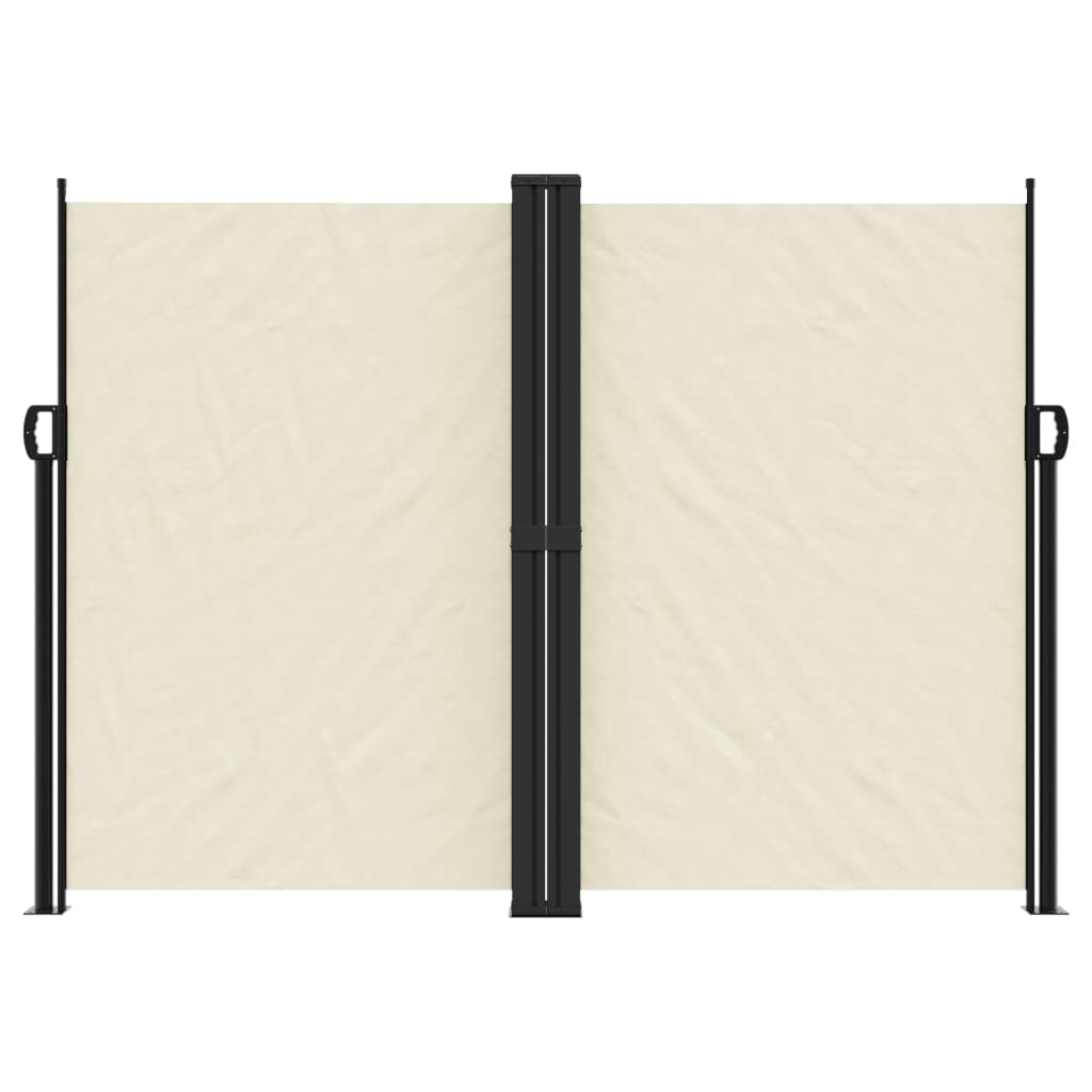 Vidaxl tuinscherm uittrekbaar 180x600 cm crèmekleurig