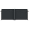 Parabrisas Vidaxl extensible 100x1000 cm negro