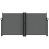 Vidaxl windscherm uittrekbaar 120x1000 cm antraciet