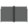 Vidaxl Paradshield estendibile 200x1000 cm antracite -colorato