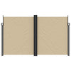 Vidaxl windscherm uittrekbaar 200x1000 cm beige
