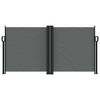 Parabrisas Vidaxl extensible 120x1200 cm de antracita