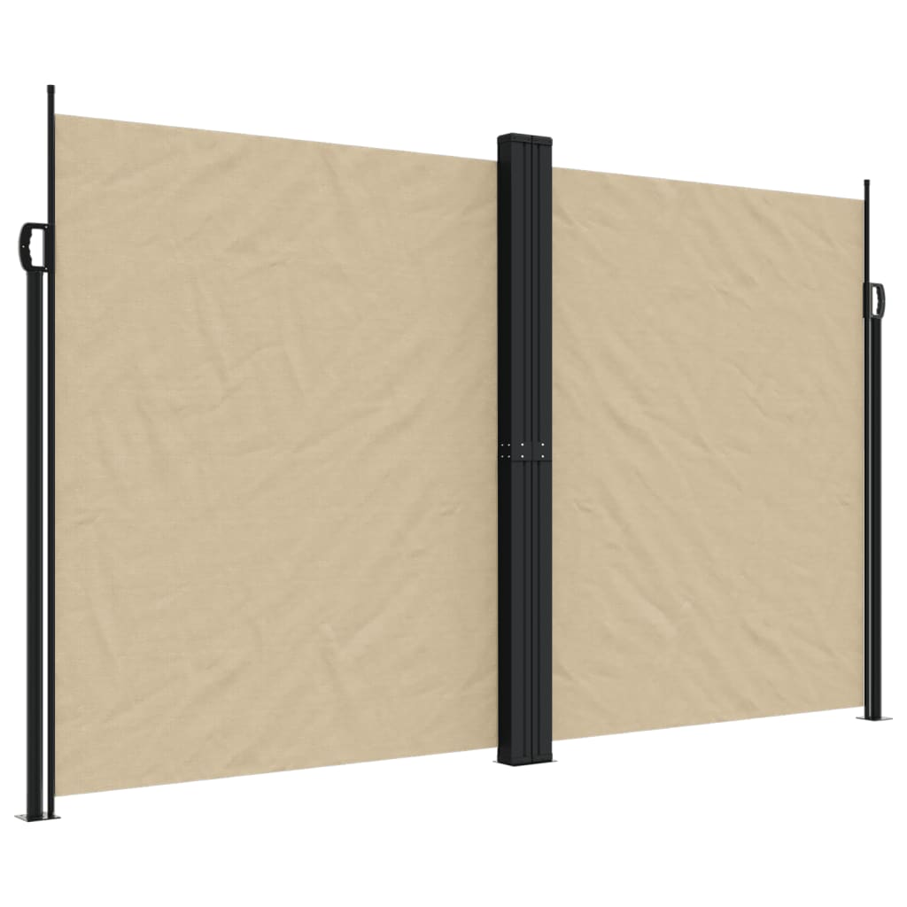 Vidaxl windscherm uittrekbaar 200x1200 cm beige