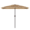 Parasol Vidaxl con poste de acero 300x200x250 cm marrón