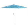 Parasol Vidaxl con poste de acero 300x200x250 cm azul