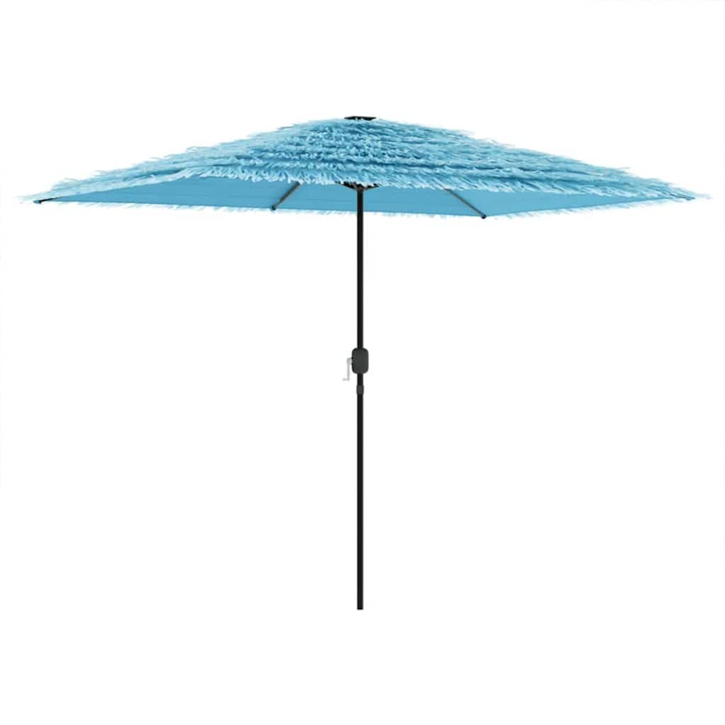 Parasol Vidaxl con poste de acero 300x200x250 cm azul