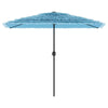 Parasol Vidaxl con poste de acero 300x200x250 cm azul