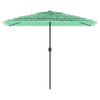 Parasol Vidaxl con poste de acero 300x200x250 cm verde