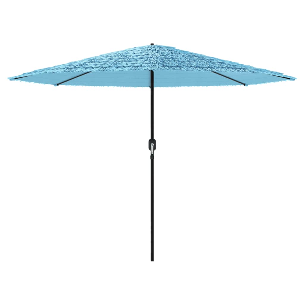 Vidaxl parasol met stalen paal 324x324x247 cm blauw