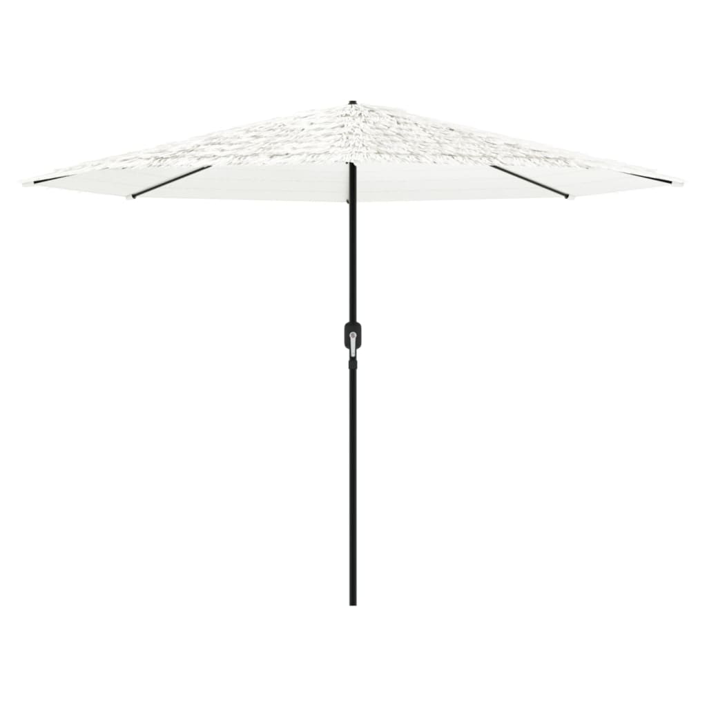 Vidaxl parasol met stalen paal 324x324x247 cm wit