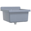 Vidaxl wasbak wandgemonteerd 40x40x24 cm hars grijs