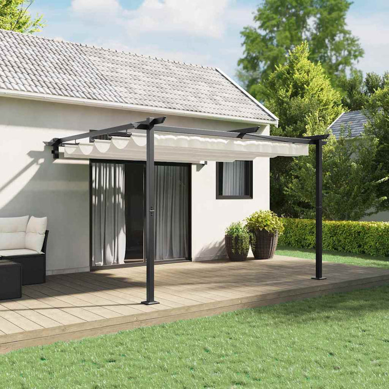 Gazebo Vidaxx crema 300 x 300 x 200 cm in poliestere