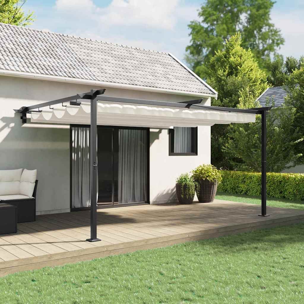 Gazebo Vidaxx crema 400 x 300 x 200 cm in poliestere