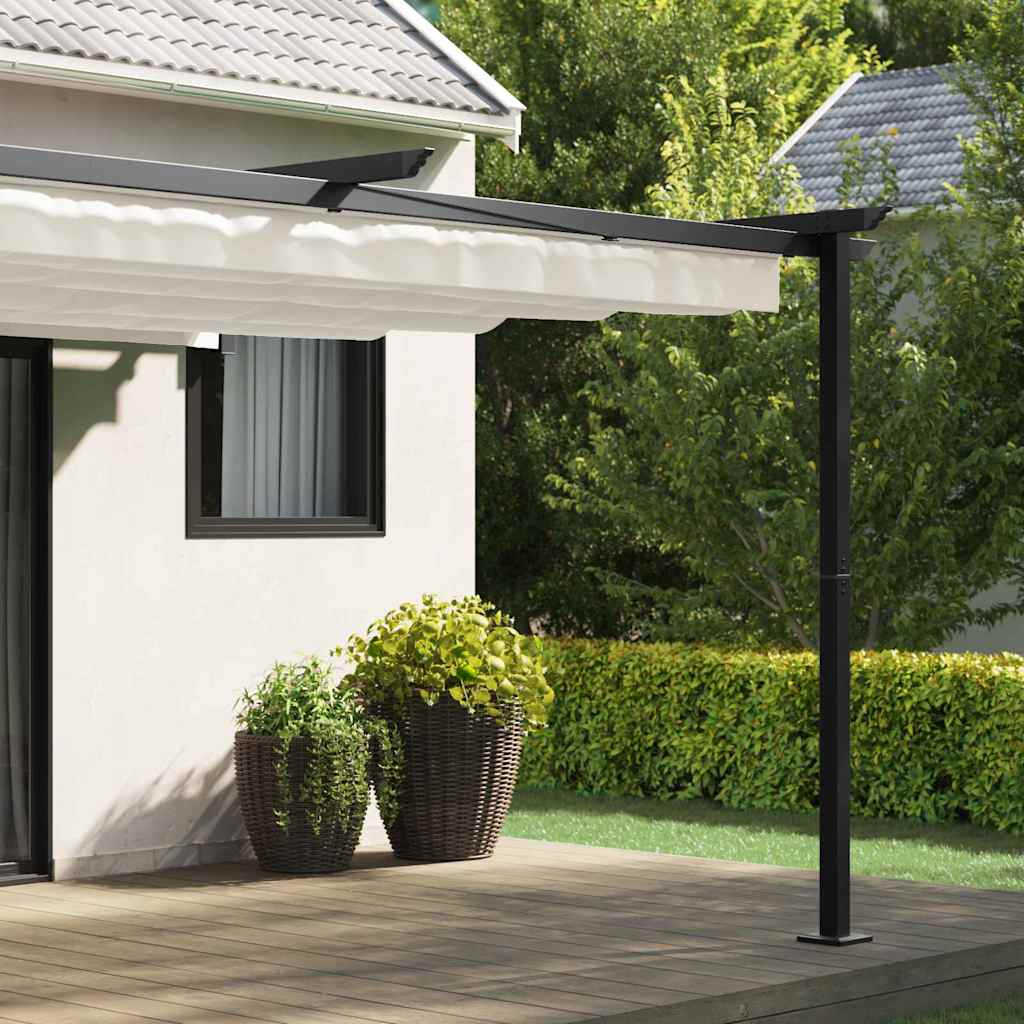 Gazebo Vidaxx crema 400 x 300 x 200 cm in poliestere