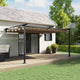 Vidaxl prieel taupe 400 x 300 x 200 cm polyester