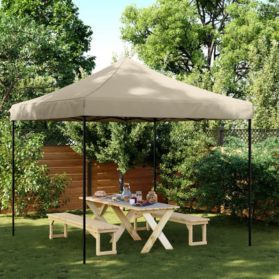 Vidaxl partytent inklapbaar pop-up 292x292x315 cm taupe