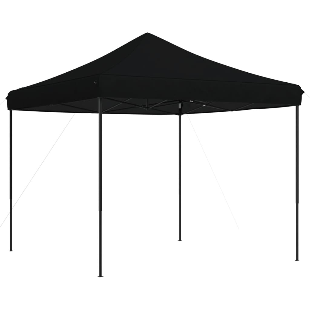VidaXL tenda da festa pieghevole pop-up 292x292x315 cm nera