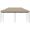 Vidaxl partytent inklapbaar pop-up 580x292x315 cm taupe