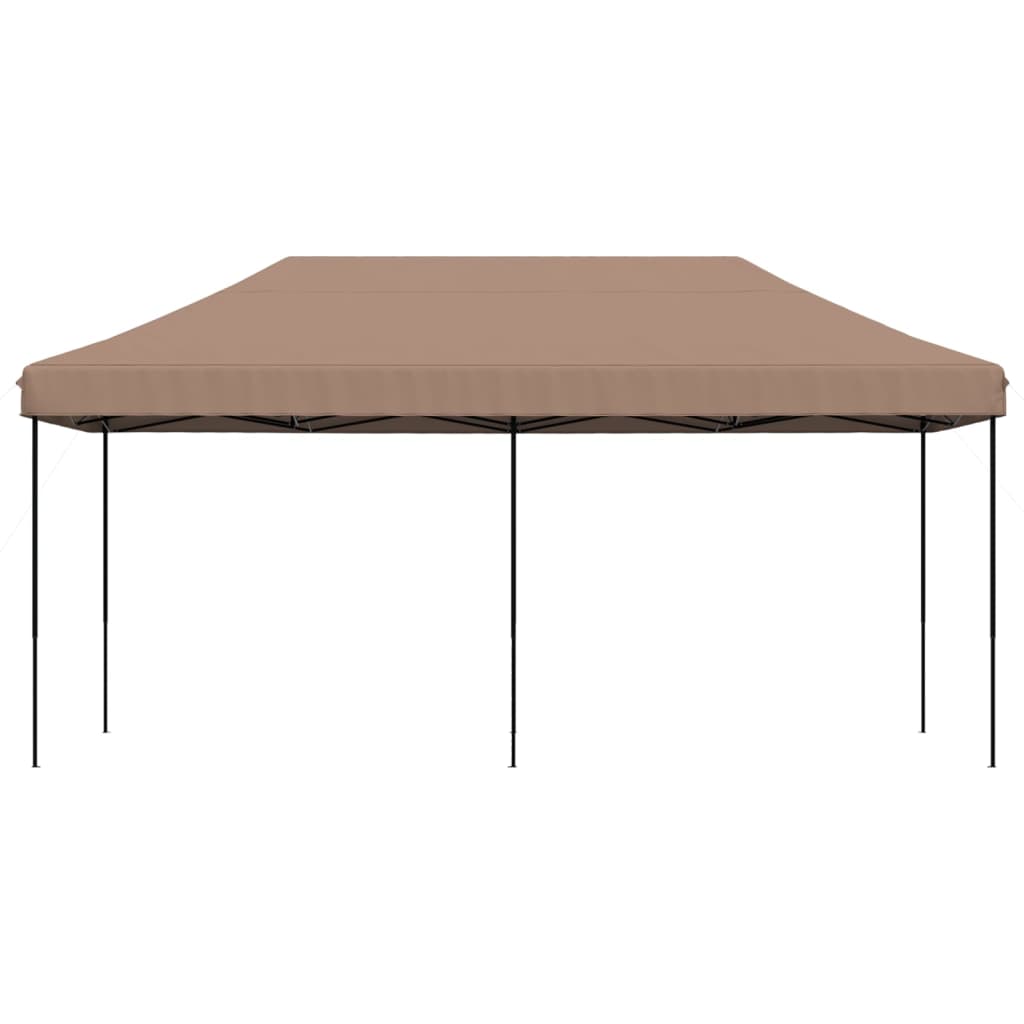 Vidaxl partytent inklapbaar pop-up 580x292x315 cm bruin