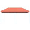 Vidaxl partytent inklapbaar pop-up 580x292x315 cm terracotta