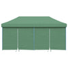 Pop-up pieghevole Vidaxl PartyTent con 4 pareti laterali verdi
