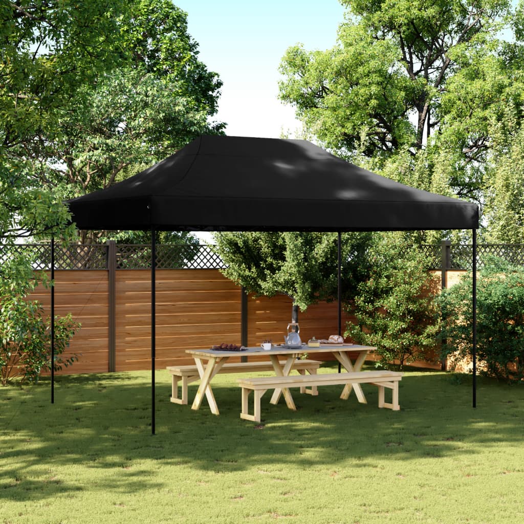 Vidaxl partytent inklapbaar pop-up 410x279x315 cm zwart