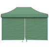 Pop-up pieghevole Vidaxl PartyTent con 4 pareti laterali verdi
