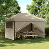 Vidaxl PartyTent Pobles emergentes plegables con 4 paredes laterales Tope