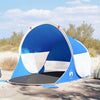 Vidaxl strandtent pop-up waterdicht azuurblauw