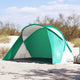 Vidaxl strandtent 2-persoons pop-up waterdicht zeegroen