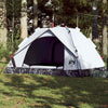 Tenda a cupola Vidaxl per 3 persone in tessuto oscurante a sgancio rapido bianco