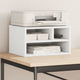 VidaXL mueble para impresora 40x32x22,5 cm madera procesada blanco