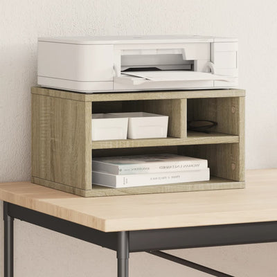 Mobile per stampante VidaXL 40x32x22,5 cm in pannelli di MDF color rovere Sonoma