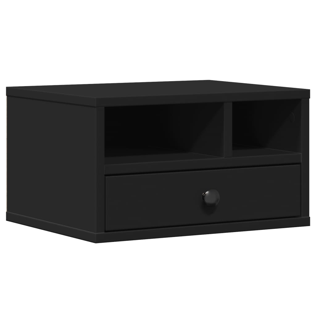 Vidaxl Impresora Box 40x32x22.5 cm de madera propiedad de madera negra