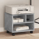 Caja de impresora Vidaxl con ruedas 41x32x34.5 cm Precio de concreto