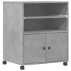 Caja de impresora Vidaxl con ruedas 60x48x74 cm Precio de concreto