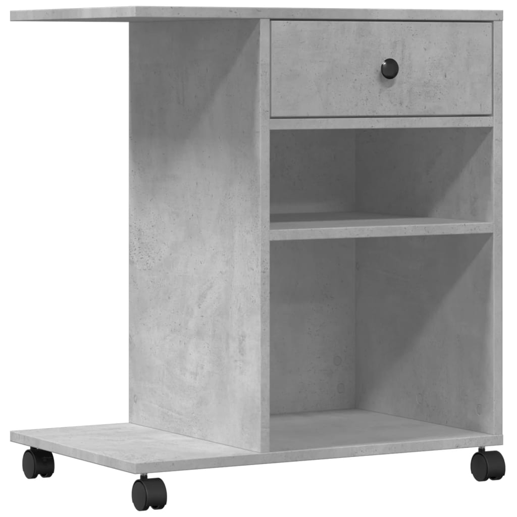 Caja de impresora Vidaxl con ruedas 60x40x68.5 cm Precio de concreto