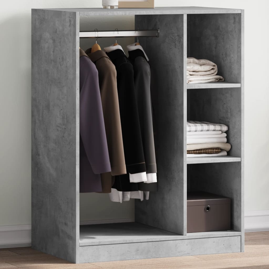 Armario Vidaxl 77x48x102 cm de madera procesada betongrijs